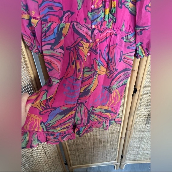 FARM Rio Pink Banana Print Romper - Picture 3 of 5